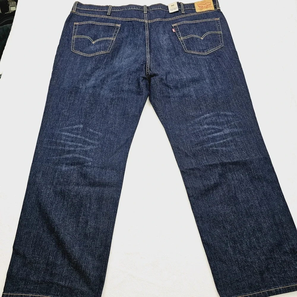 NEW Levis 559 Mens 52W 32L Relaxed‎ Straight Fit Jeans Big & Tall Stretch